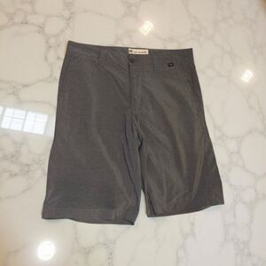 Travis Mathew Gray Flat Front Golf Shorts Size 32 #1
